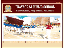 Tablet Screenshot of prayagrajpublicschool.com